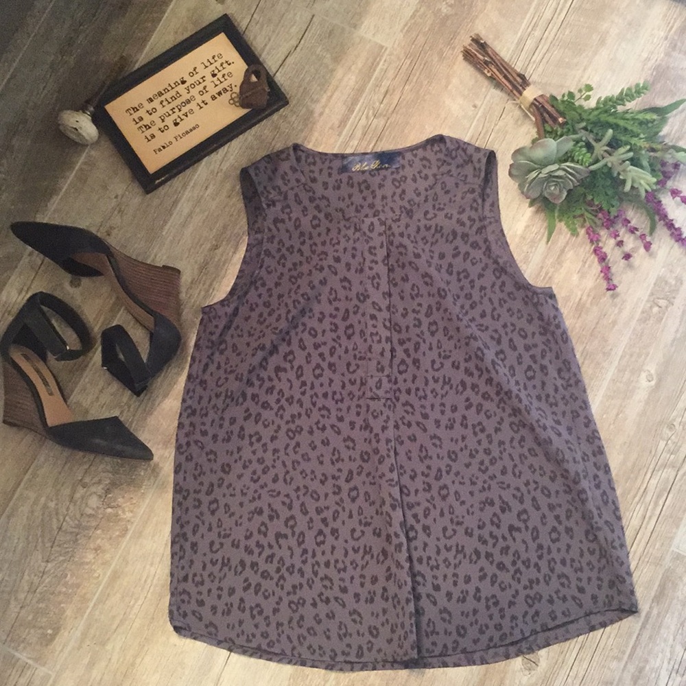 Leopard print tank